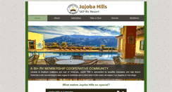 Desktop Screenshot of jojobahills.com